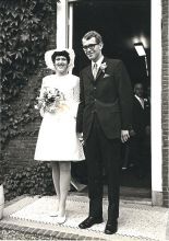 1969 Huwelijk Helena Elisabeth van Steenderen de Kok en Rudolph Alexander Meijer  
